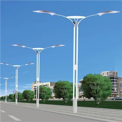 钢结构旗杆 灯杆制造 景观道路设施工程